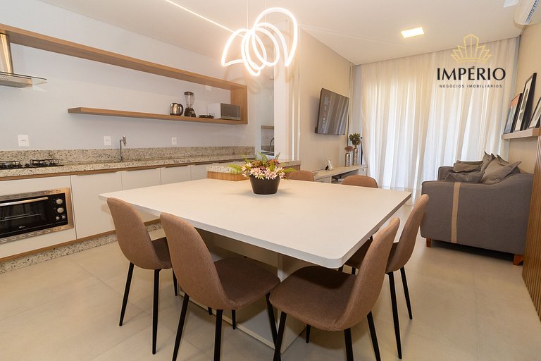 139C - lindo apartamento a 50m da praia de Canto Grande