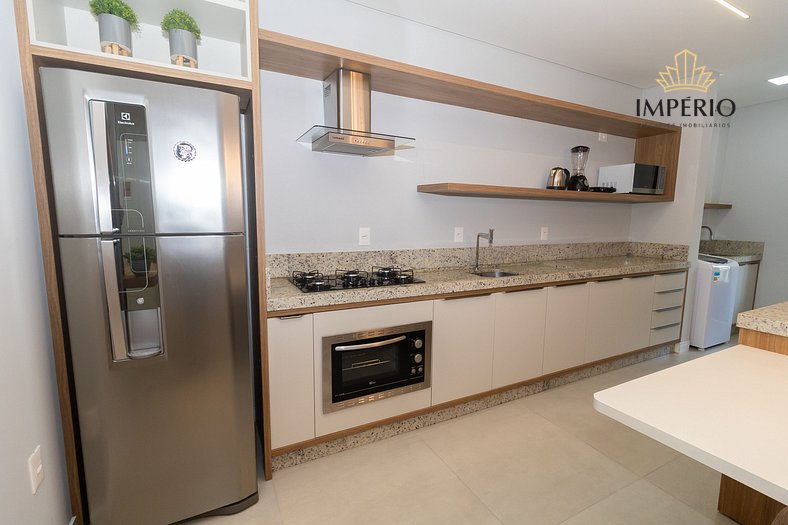 139C - lindo apartamento a 50m da praia de Canto Grande