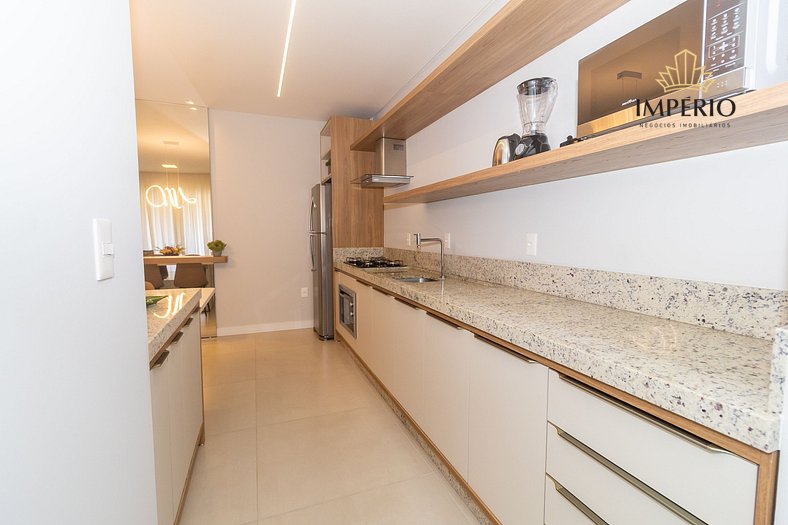 139C - lindo apartamento a 50m da praia de Canto Grande