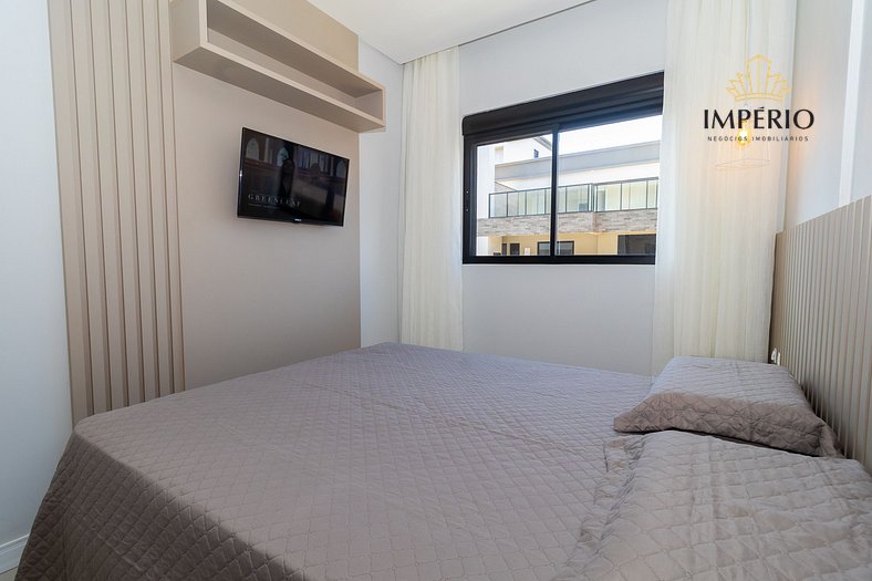 139C - lindo apartamento a 50m da praia de Canto Grande