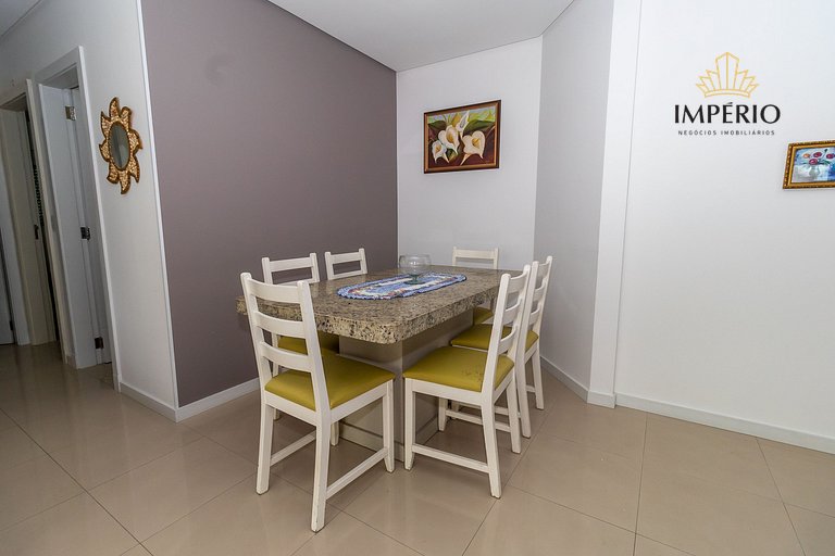 449 - Lindo Apartamento de 3 dormitórios á 100m da praia de