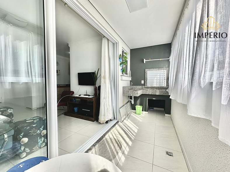 539 - Apartamento 2 dormitórios na praia de Bombas