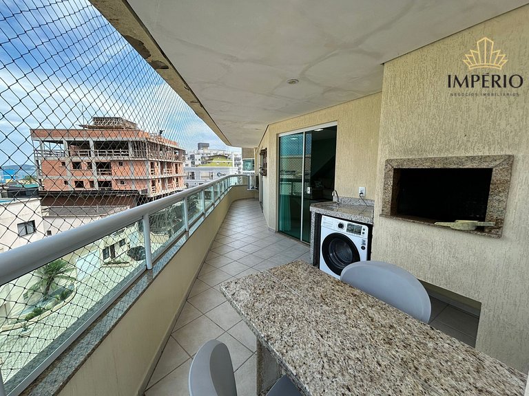 663 - Lindo Apartamento 2 dormitórios na praia de Bombas